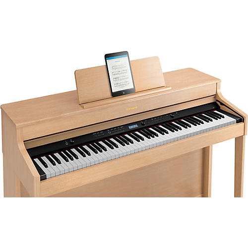 Roland HP702 Digital Upright Piano With Bench Charcoal Black