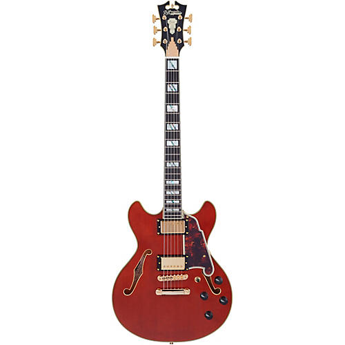 D'Angelico Excel Mini DC Semi-Hollow Electric Guitar Viola