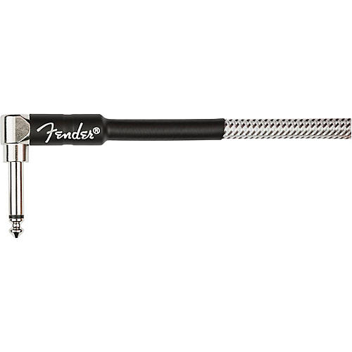 Fender Professional Series Straight to Angled Coil Cable 30 ft. White Tweed