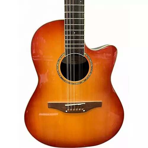 Used Ovation Celebrity CC245 Honeyburst 12 String Acoustic Electric Guitar Honeyburst