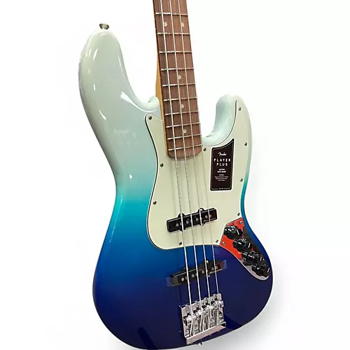 Used Fender Player Jazz Bass belair blue Electric Bass Guitar belair blue