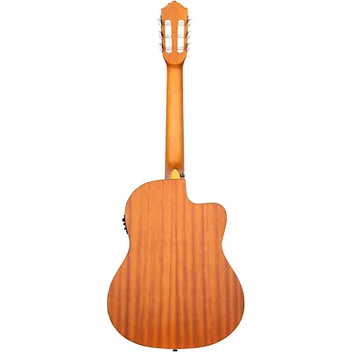 Ortega Family Series RCE125SN-L Thinline Acoustic/Electric Classical Guitar Natural Matte