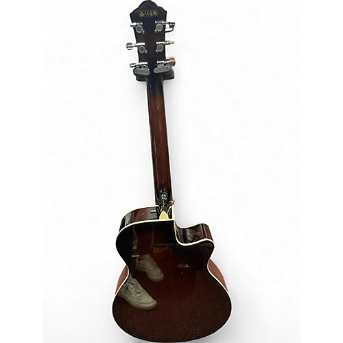 Used Ibanez AEG7L Dark Violin Burst Acoustic Electric Guitar Dark Violin Burst