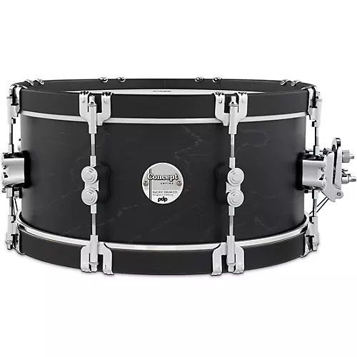 PDP by DW Concept Classic Snare Drum With Wood Hoops 14 x 6.5 in. Ebony/Ebony Hoops