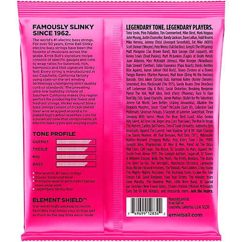 Ernie Ball 2834 Super Slinky Roundwound Bass Strings