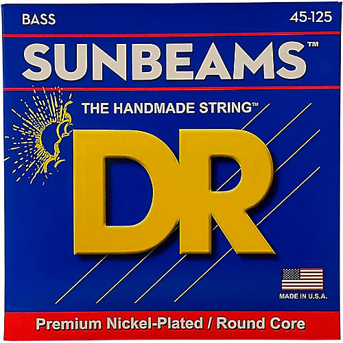 DR Strings Sunbeams NMR5-45 Medium 5-String Bass Strings .125 Low B