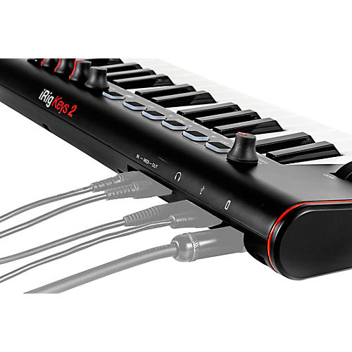 IK Multimedia iRig Keys 2 37-Mini Key Controller for iPhone, iPad and Mac/PC With SampleTank SE