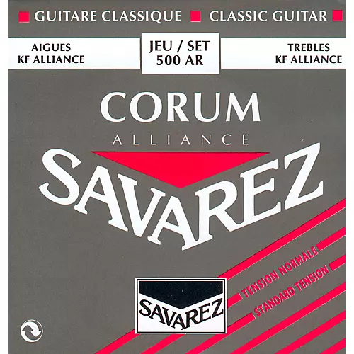 Savarez 500AR Alliance Trebles Corum Basses Normal Tension Nylon Guitar String Set