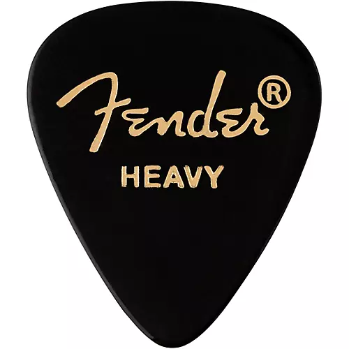 Fender 351 Shape Classic Celluloid Guitar Picks Extra Heavy 12 Pack