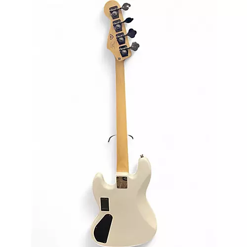 Used Squier Contemporary Active Jazz Bass WHITE Electric Bass Guitar WHITE