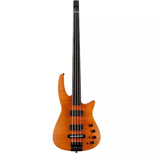 NS Design CR4 Fretless Electric Bass Guitar Satin Amber