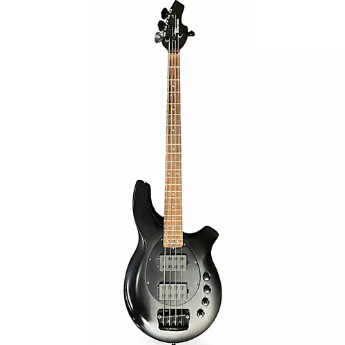 Used Ernie Ball Music Man Bongo 4 String HH Stealth Black Electric Bass Guitar Stealth Black