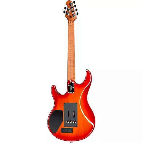 Ernie Ball Music Man Luke 3 HSS Flame Maple Top Rosewood Fingerboard Electric Guitar Cherry Burst