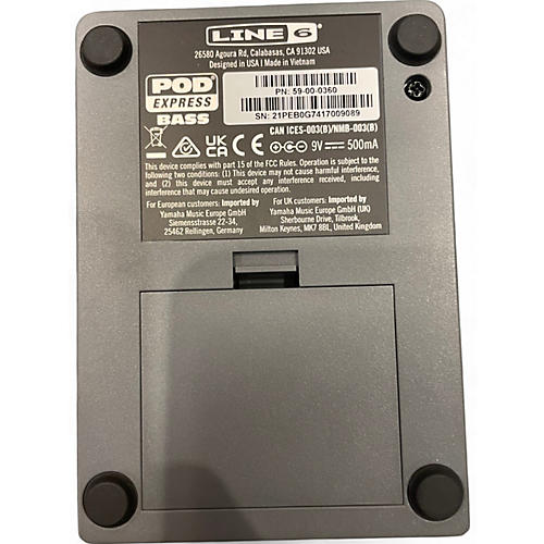 Used Line 6 POD EXPRESS BASS Effect Processor