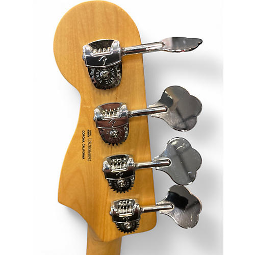 Used Fender American Performer Precision Bass Blue Electric Bass Guitar Blue