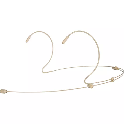 Galaxy Audio HSM4 Dual Ear Headset Mic With 4 Gen 2 cH Audio Technica  Connector Cables, Windscreen, Clip and Case Black