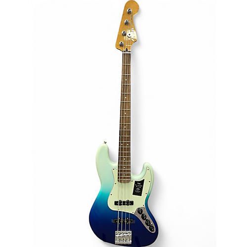 Used Fender Player Jazz Bass belair blue Electric Bass Guitar belair blue