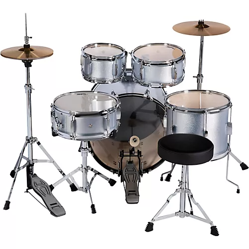 Sound Percussion Labs Junior Kicker 5-Piece Drum Set Metallic Blue