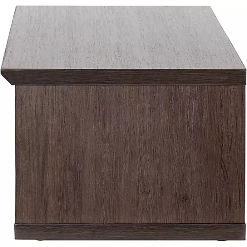 Gator GFW-ELITERK-4U Elite Furniture Series Desktop Studio Rack 4 RU Space Dark Walnut