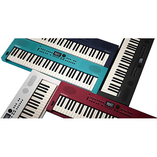 Roland GO:KEYS3 Music Creation Keyboard Essentials Bundle Dark Red