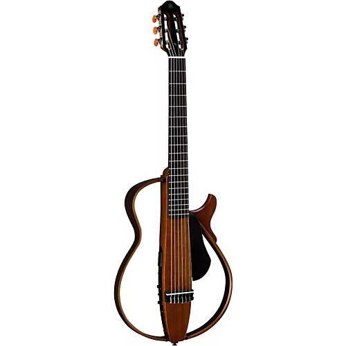 Yamaha SLG200N Nylon-String Silent Acoustic-Electric Guitar Dark Red Burst