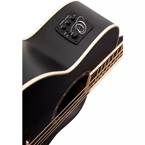 Ortega D7CE 4-String Acoustic Electric Cutaway Bass Guitar Natural