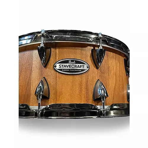 Used Pearl 14in STAVECRAFT MAKHA Natural Drum Natural 33