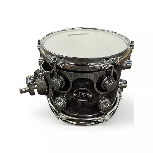 Used DW 3 Piece Performance Series BLACK DIAMOND Drum Kit BLACK DIAMOND