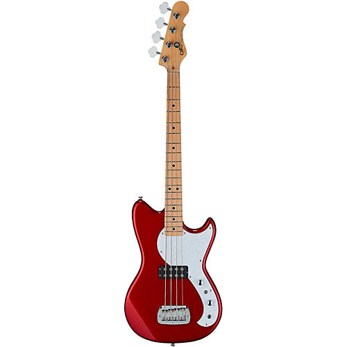 G&L Tribute Fallout Shortscale Bass Guitar Candy Apple Red