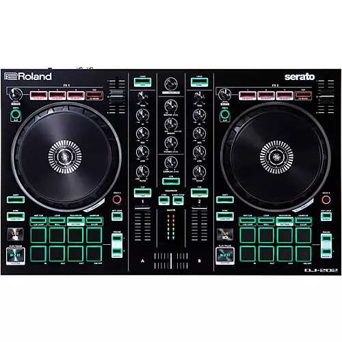 Roland DJ-202 DJ Controller With Laptop Stand