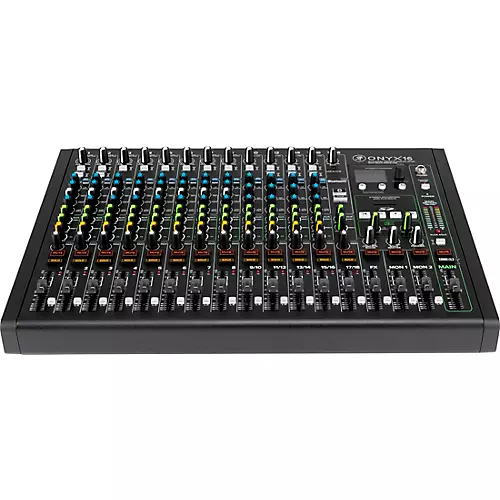 Mackie Onyx16 16-Channel Premium Analog Mixer With Multi-Track USB And Bluetooth