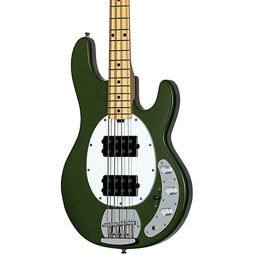 Sterling by Music Man StingRay Ray4HH Maple Fingerboard Electric Bass Cobra Blue