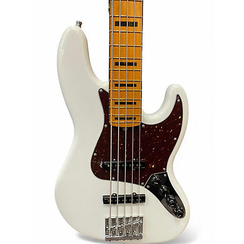 Used Fender American Ultra Jazz Bass V ARCTIC PEARL Electric Bass Guitar ARCTIC PEARL
