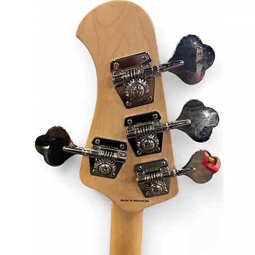 Used Sterling by Music Man sting ray Blue Electric Bass Guitar Blue