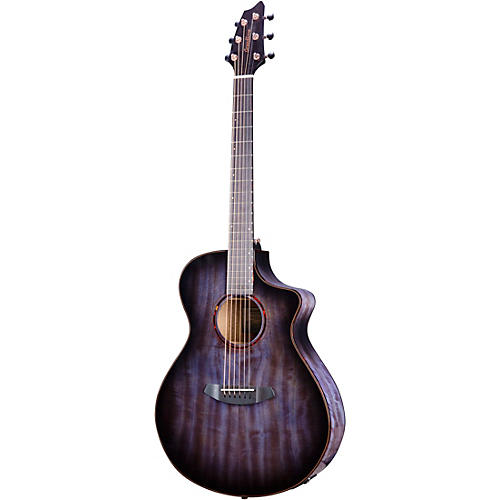 Breedlove Pursuit Exotic S CE Concert Acoustic-Electric Guitar Blackberry