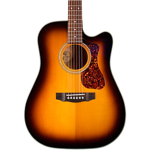 Guild D-140CE Westerly Collection Dreadnought Acoustic-Electric Guitar Black