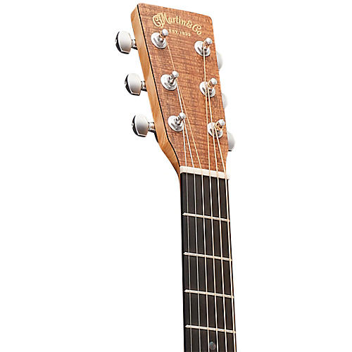 Martin DX1E X Series Left-Handed Dreadnought Acoustic-Electric Guitar Figured Mahogany