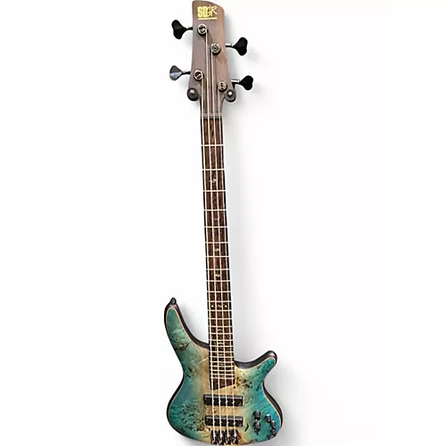 Used Ibanez SR1600B Caribbean Shoreline  Electric Bass Guitar Caribbean Shoreline