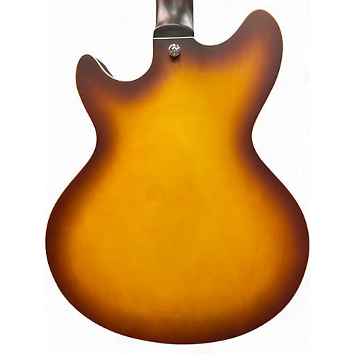 Used Eart E325 HONEYBURST Hollow Body Electric Guitar HONEYBURST