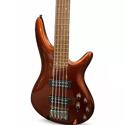 Used 2022 Ibanez SR305E Rootbeer Electric Bass Guitar Rootbeer