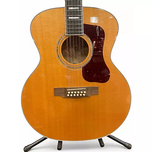 Used 2012 Guild F412 Natural 12 String Acoustic Electric Guitar Natural