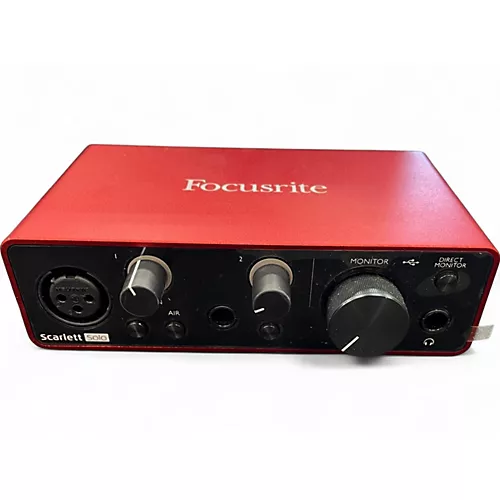 Used Focusrite Scarlett Solo Gen 3 Audio Interface