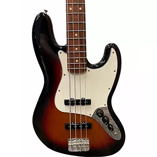 Used 2021 Fender Player Jazz Bass 3 Color Sunburst Electric Bass Guitar 3 Color Sunburst