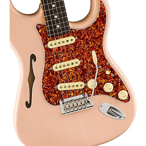Fender American Professional II Stratocaster Thinline Limited-Edition Electric Guitar Transparent Surf Green