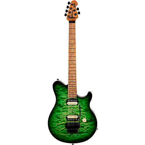 Ernie Ball Music Man Axis Quilt Top Electric Guitar Macha