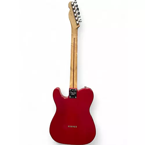 Used 2019 Fender American Professional Telecaster Crimson Red Trans Solid Body Electric Guitar Crimson Red Trans