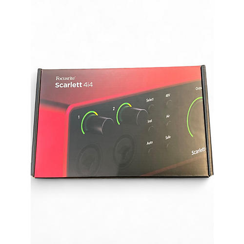 Used Focusrite Scarlett 4i4 Gen 4 Audio Interface