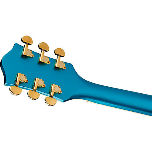 Gretsch Guitars G2655TG Streamliner Center Block Jr. Double-Cut with Bigsby LTD Electric Guitar Riviera Blue