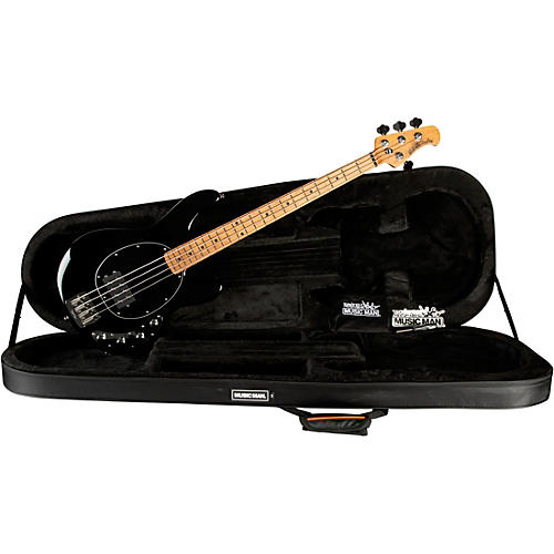 Ernie Ball Music Man StingRay Special H Electric Bass Guitar Black and Chrome