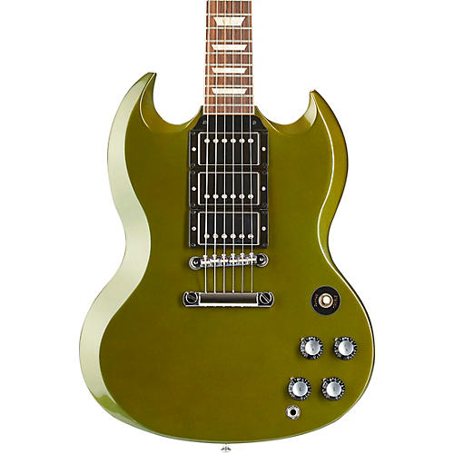 Gibson Custom SG Standard Fat Neck 3-Pickup Electric Guitar Double Gold